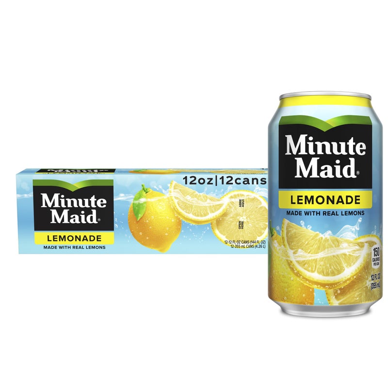 Minute Maid عصير ليمون من مينيت ميد، 12 أونصة، عبوة من 12 - Image 1